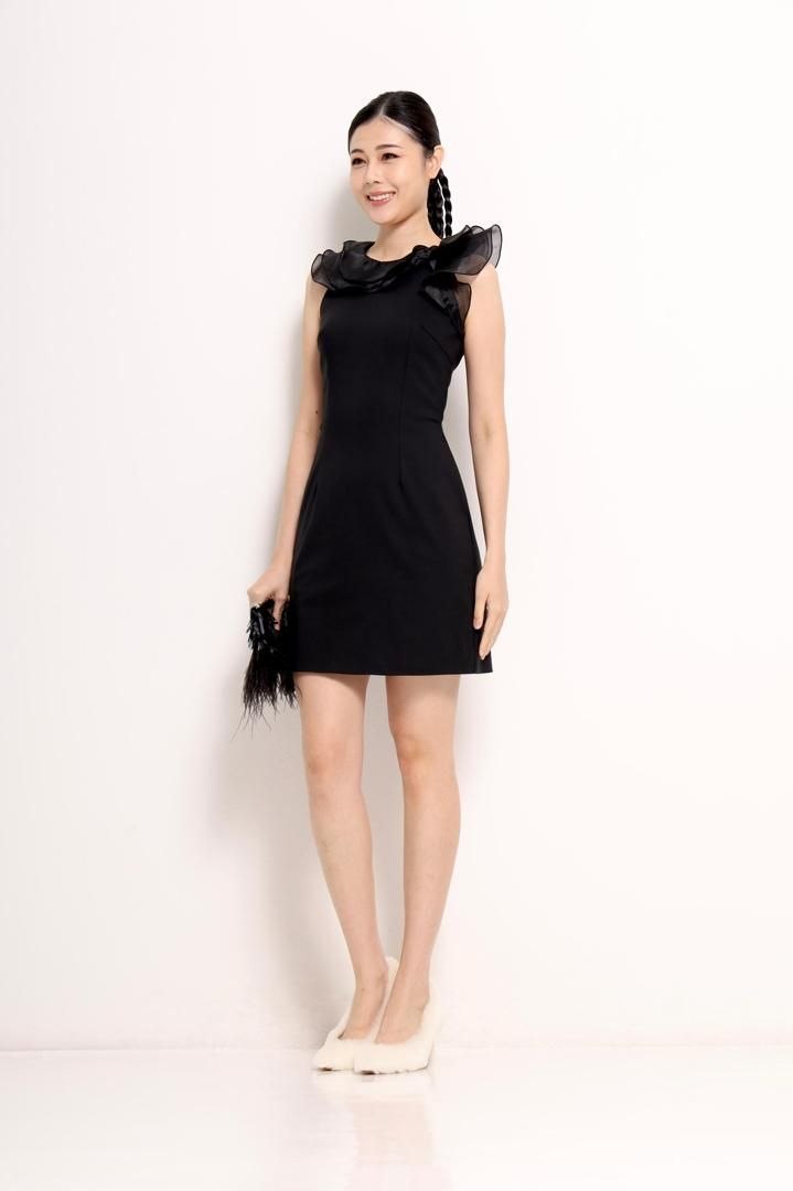 Cut in可拆式连身裙 2141