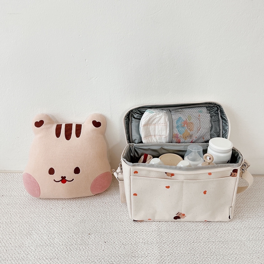 Ivory Squirrel Large Storage Bag