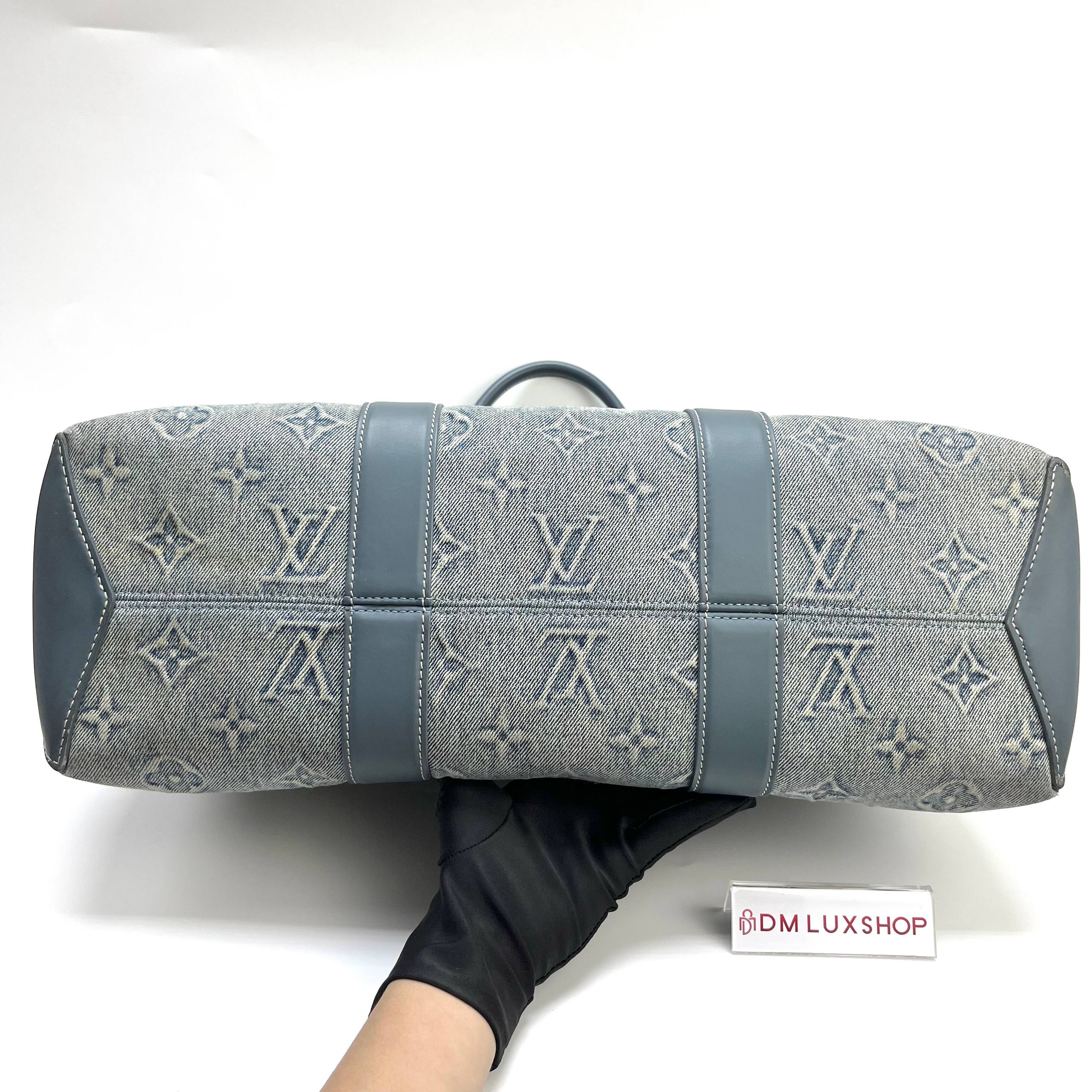 LV Weekend NM Denim Tote Bag