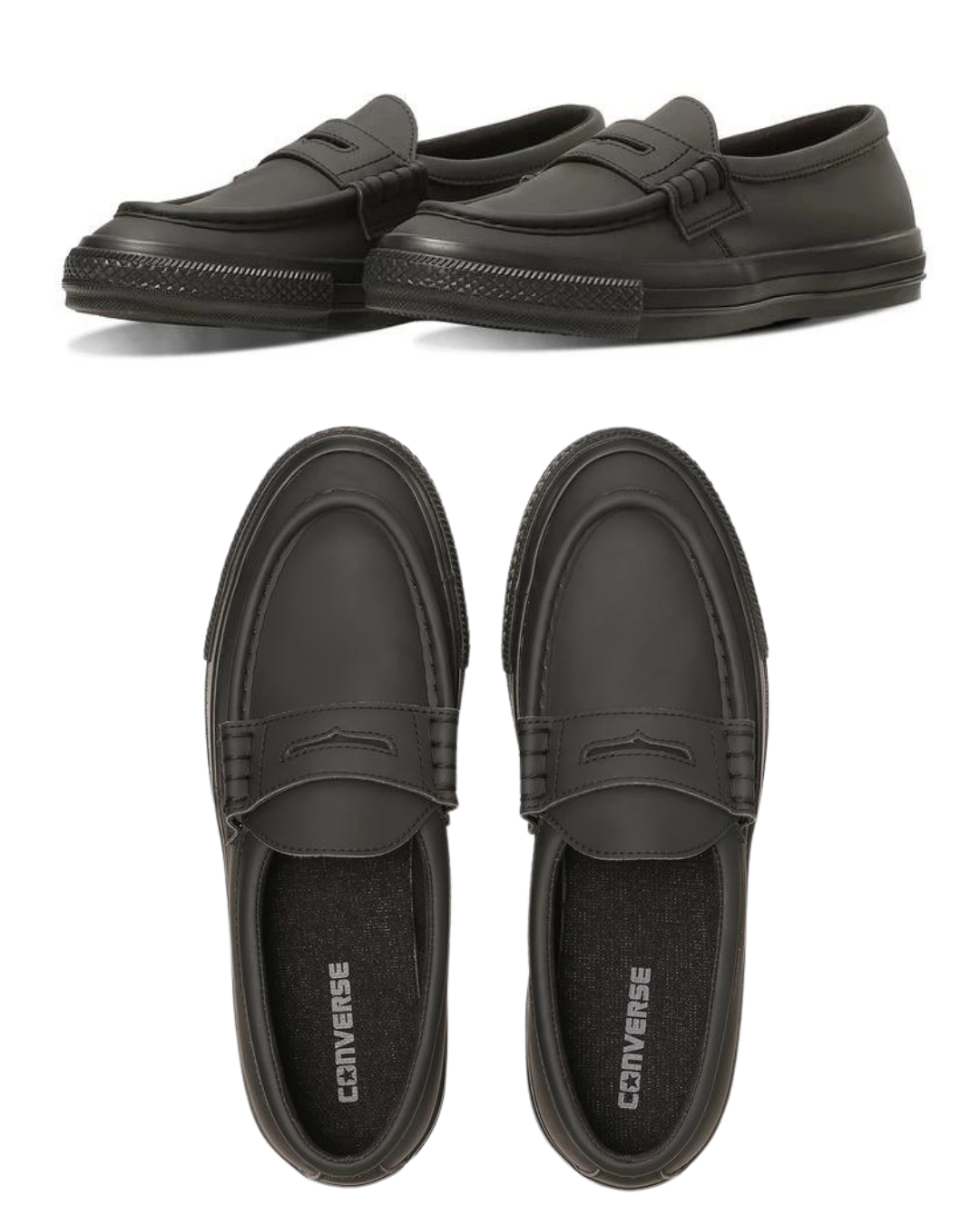 日本代購【 2026新產品 日本直送 日本限定 Converse All Star 撥水防雨 全黑 樂福鞋 男女兼用 | ALL STAR WR SL LOAFER  • Water-Repellent & Japan Exclusive unisex  】﻿