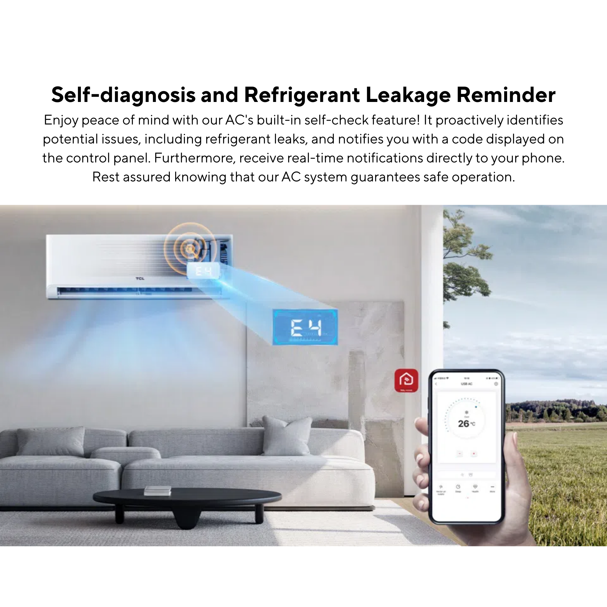 TCL 2.5HP Gentle Cool Pro Series Inverter Air Conditioner (TAC-25CSD/TPH21I)