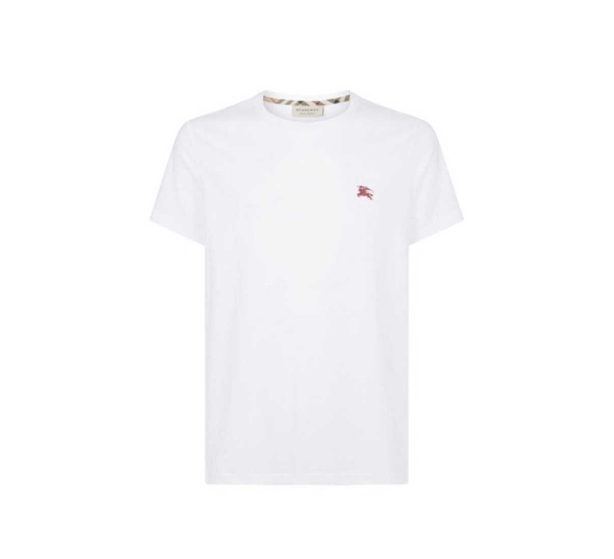Burberry 經典車花logo tee 白色tee S 