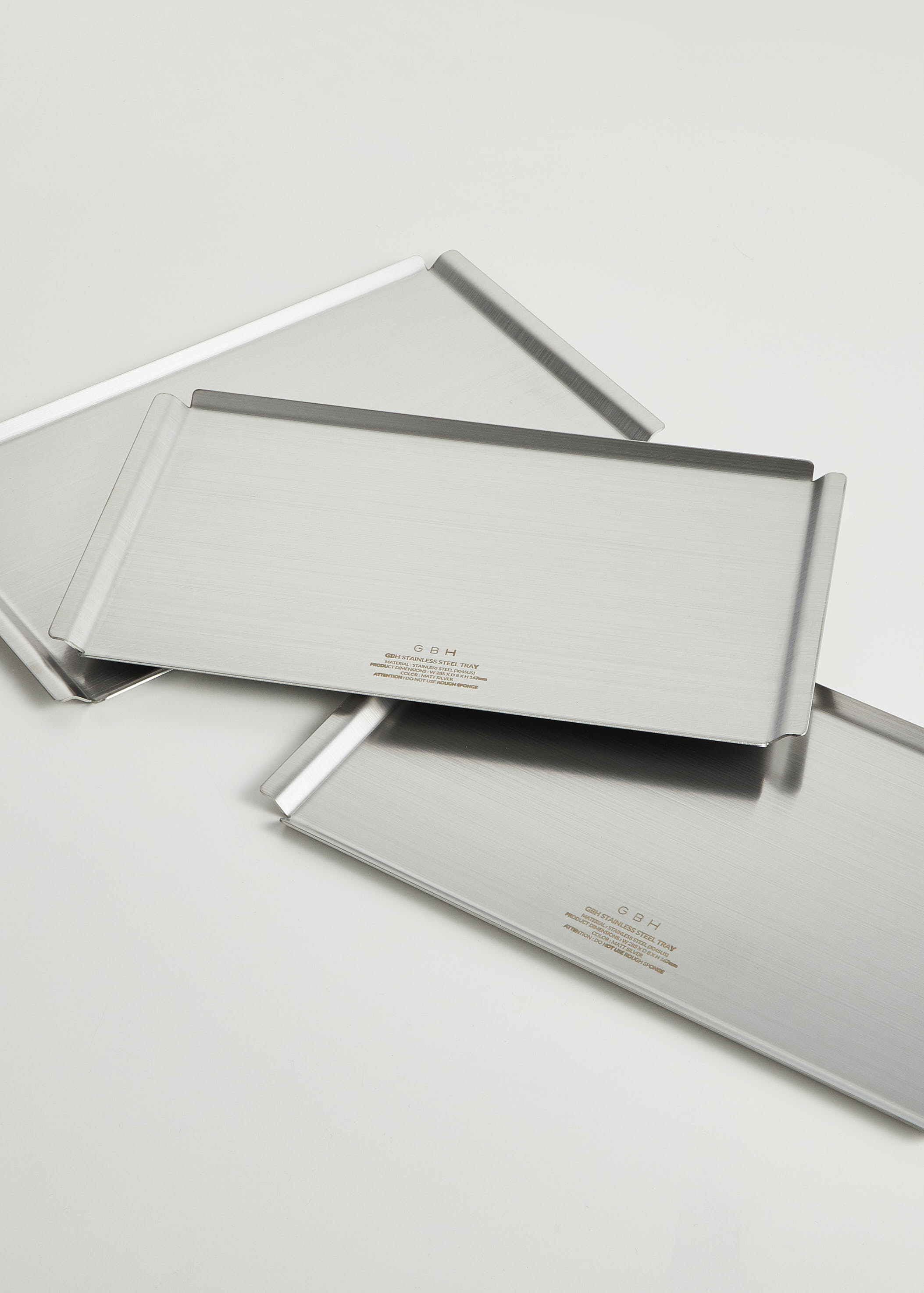 GBH STAINLESS STEEL TRAY / 2 SIZE