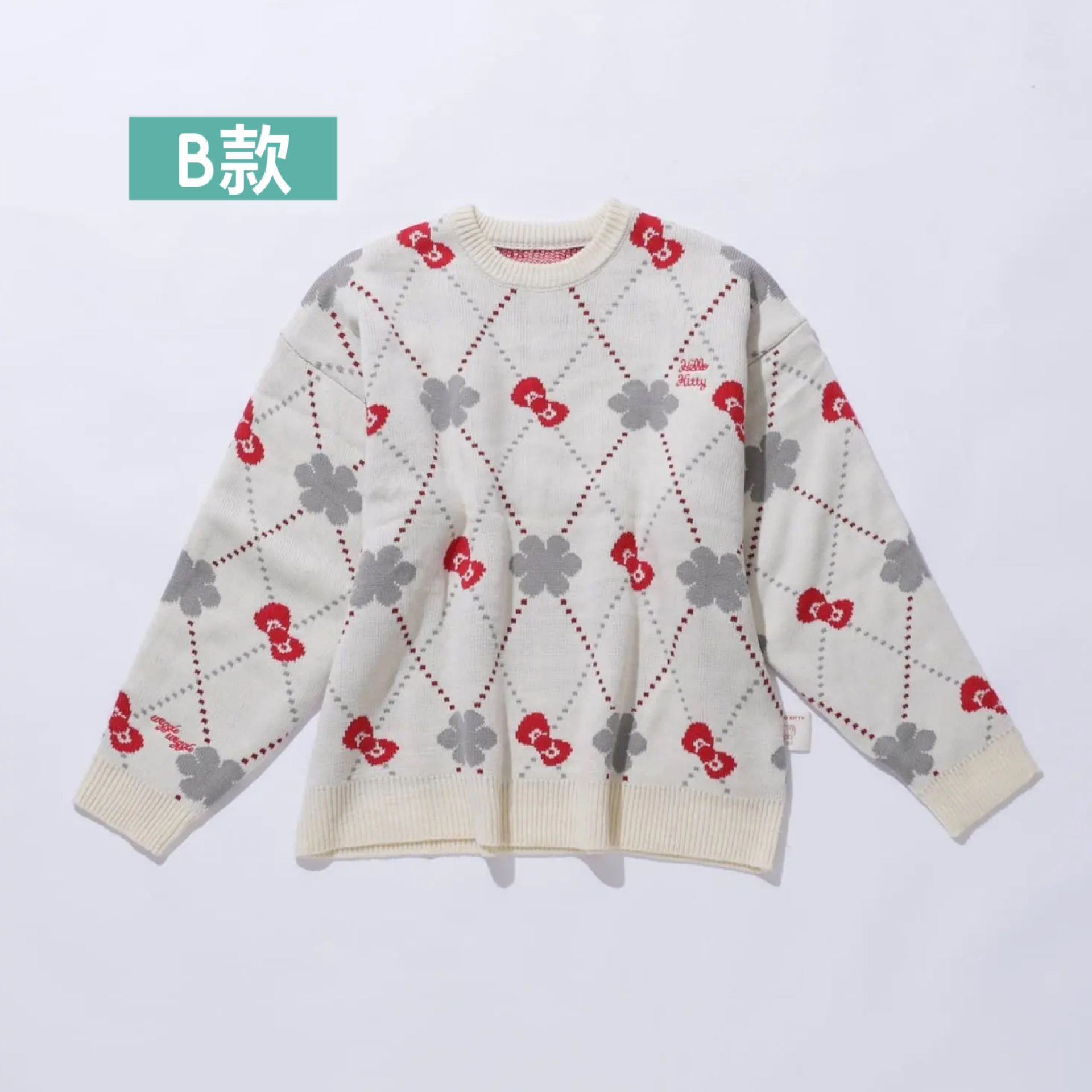 日本預訂📍日本Sanrio x Wiggle Wiggle系列 - 圓領冷衫 不包郵 2026年11月下旬出貨