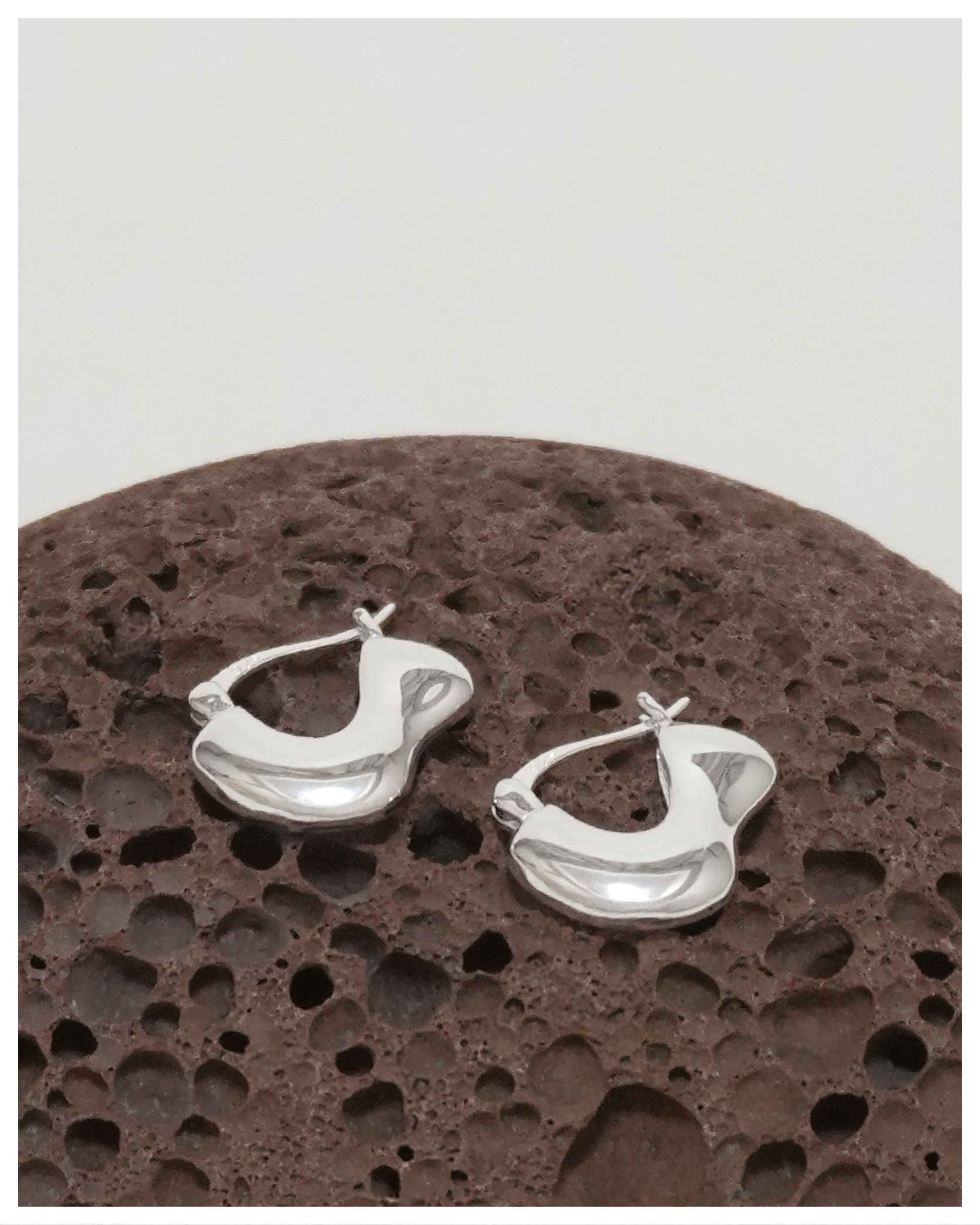Urban Sculptural Flow Earrings