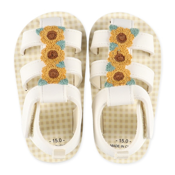 🇯🇵預訂 日本直送🇯🇵向日葵米白色EVA涼鞋