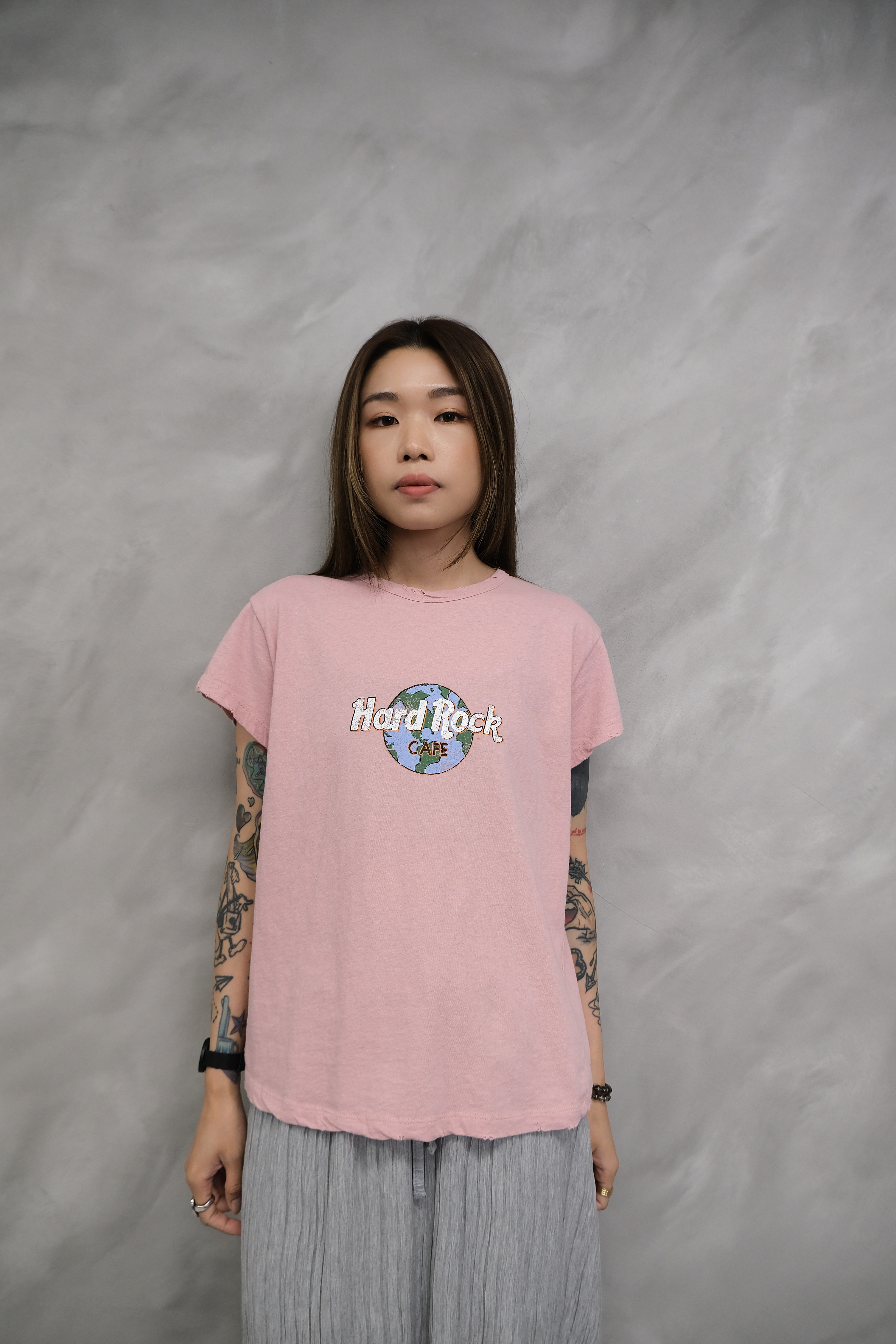 （預購優惠) Hard rock printed tee #top150