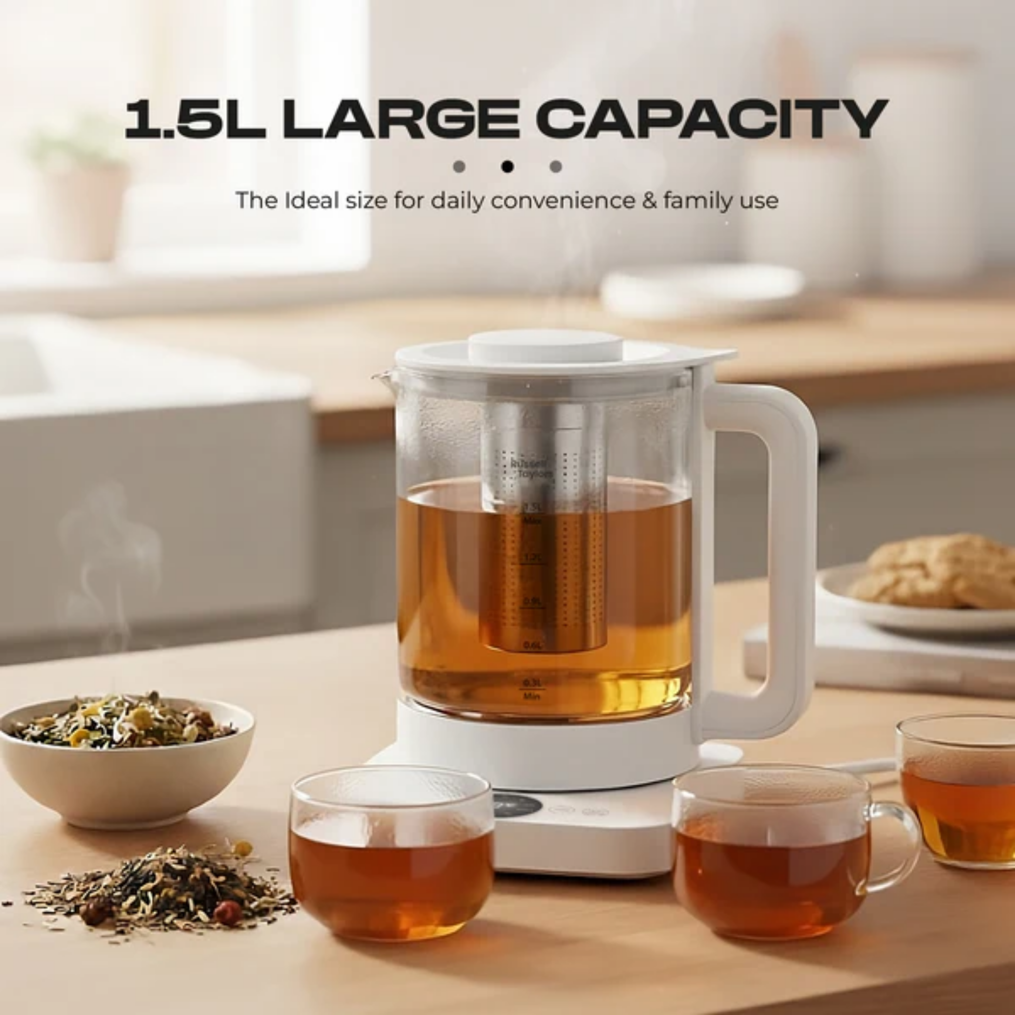 Russell Taylors 1.7L Retro Electric Kettle (RK5)