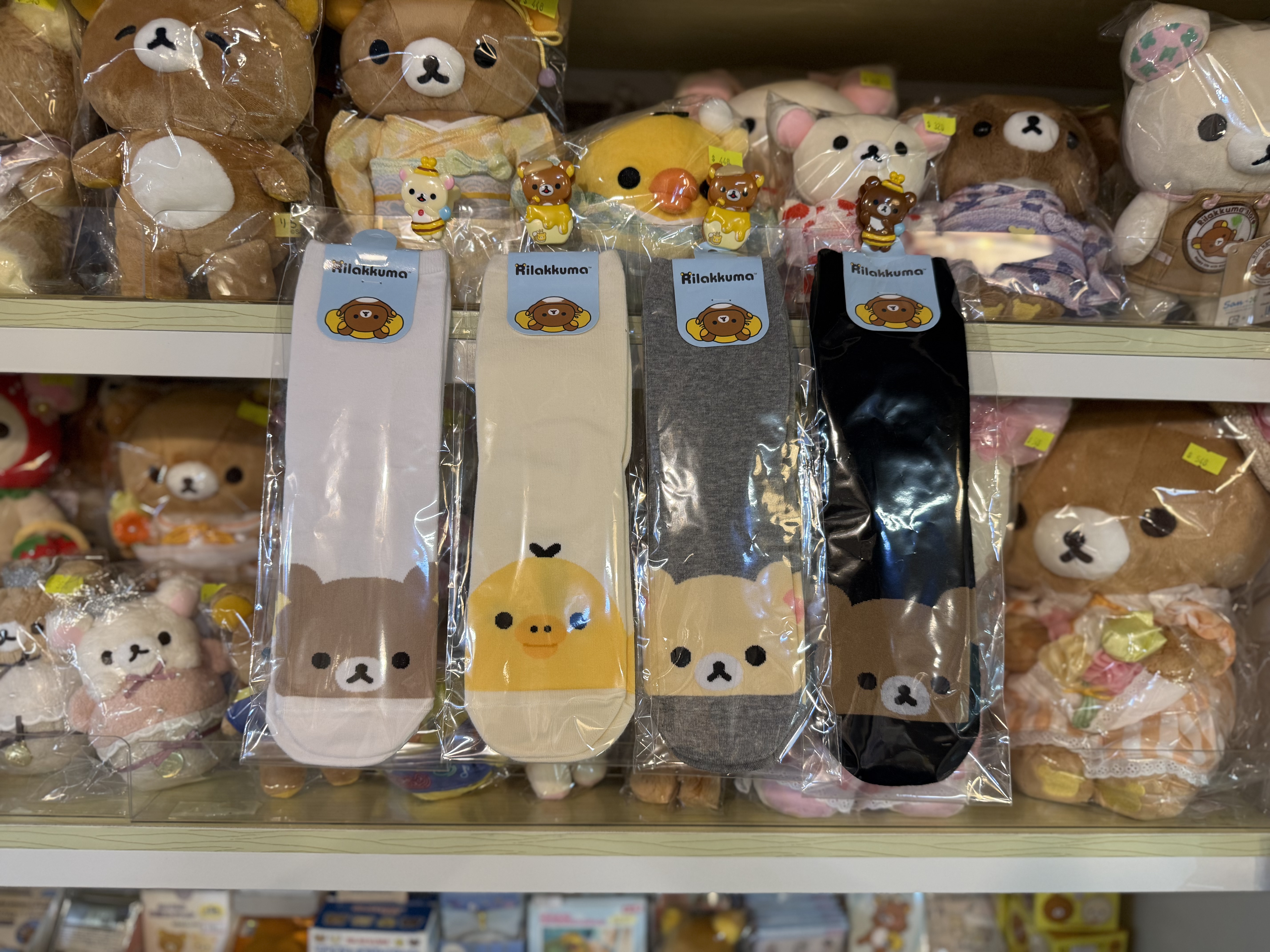 《現貨》全新韓國限定 Rilakkuma長襪