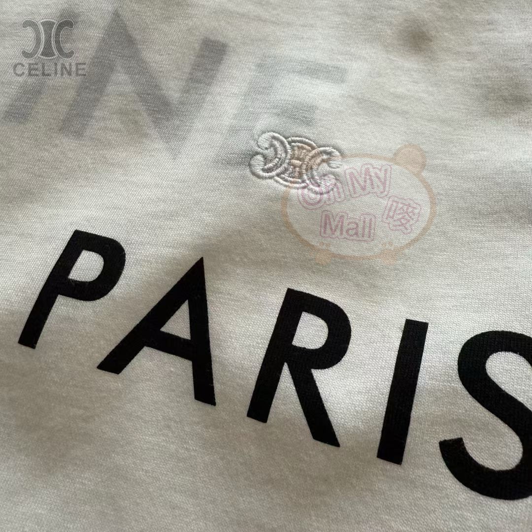 🟥BB00399🟥Celine S26 經典字體短袖