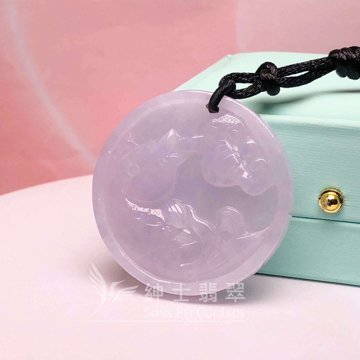 紫蘿蘭年年有餘掛件