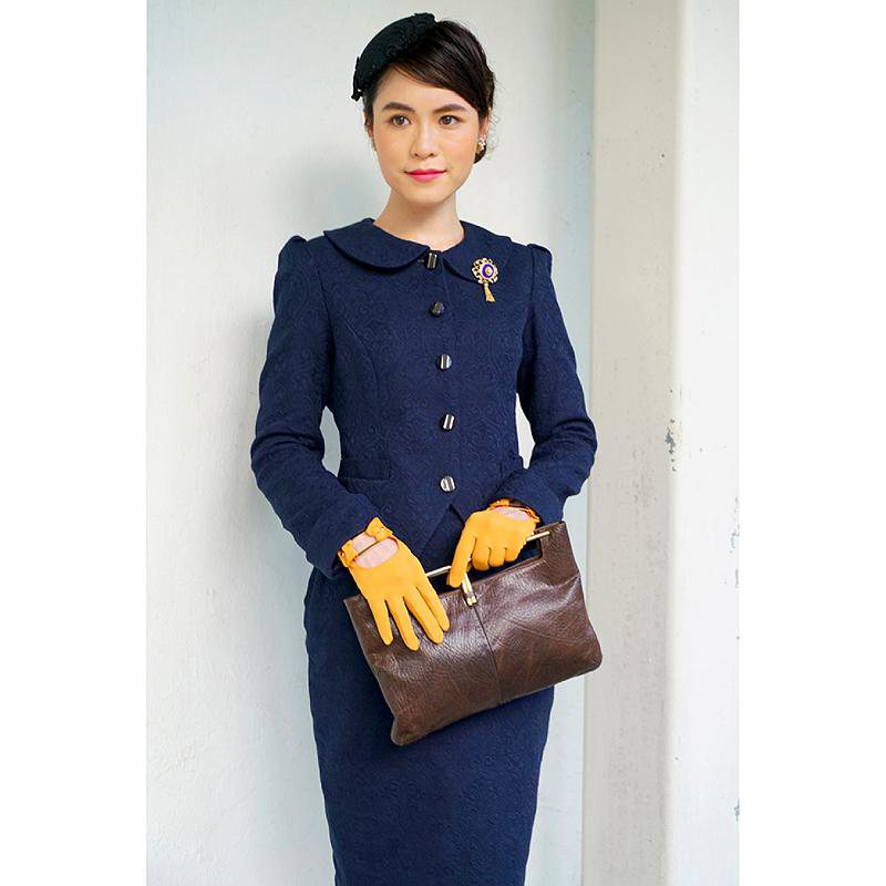 (Sold out)War Time Patriotic Lady Suit Set-Blue / Black ( FM069 / FM070 )