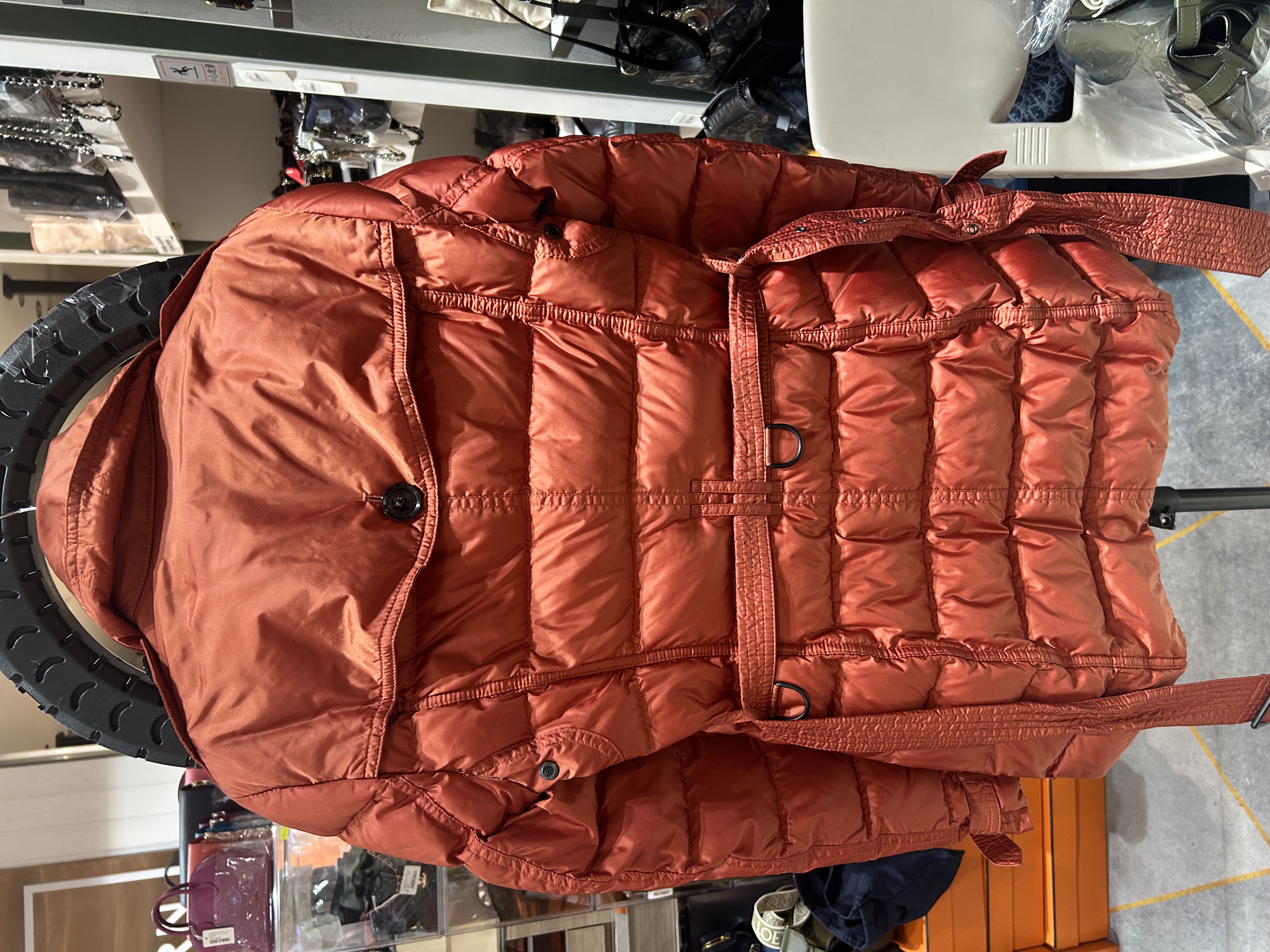 Burberry Brit down Coat 古銅色羽絨連帽外套 Size: 175 100%Authentic, 98%new 