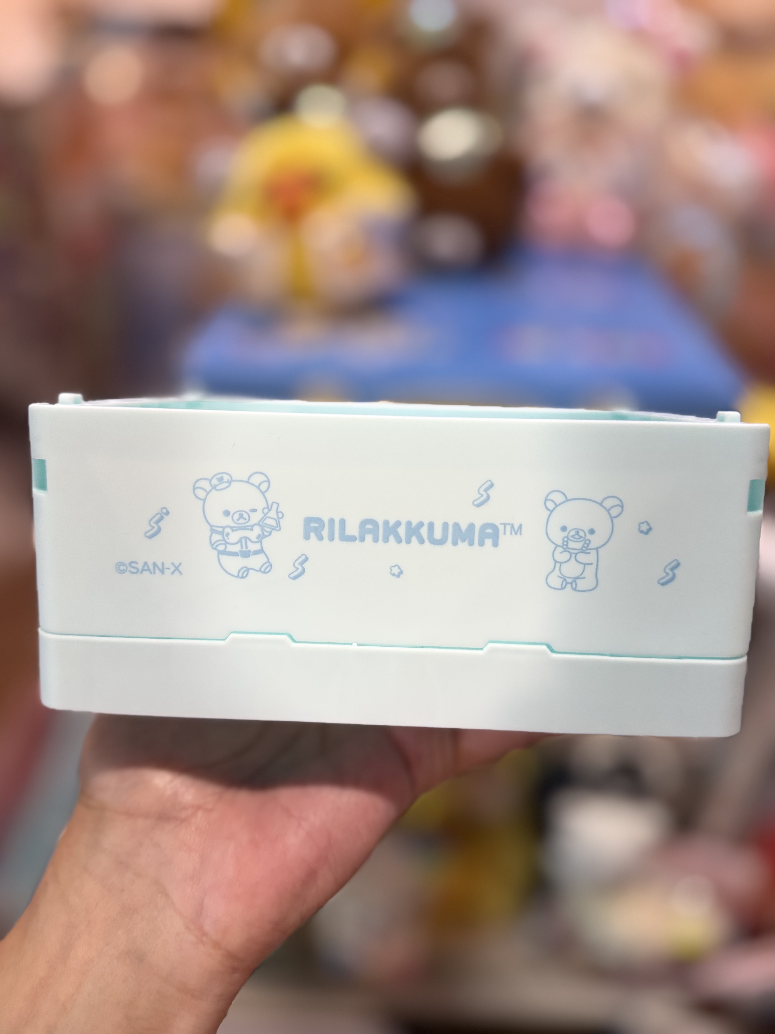 《現貨》全新rilakkuma 實驗室系列摺疊式小物兜