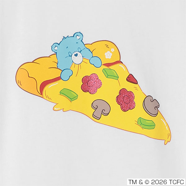 🎀【預訂】MARY QUANT x Care Bears Pizza Big T-shirt W