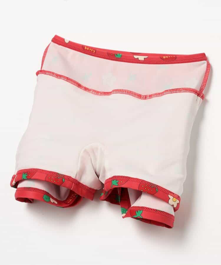 🇯🇵預訂 日本直送🇯🇵p.premier四色標籤圖案印花褶皺上衣和裙擺分體泳衣