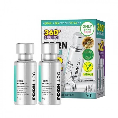 (現貨) VT PDRN Essence 100 美白提亮精華30ml+30ml | Olive Young優惠套裝