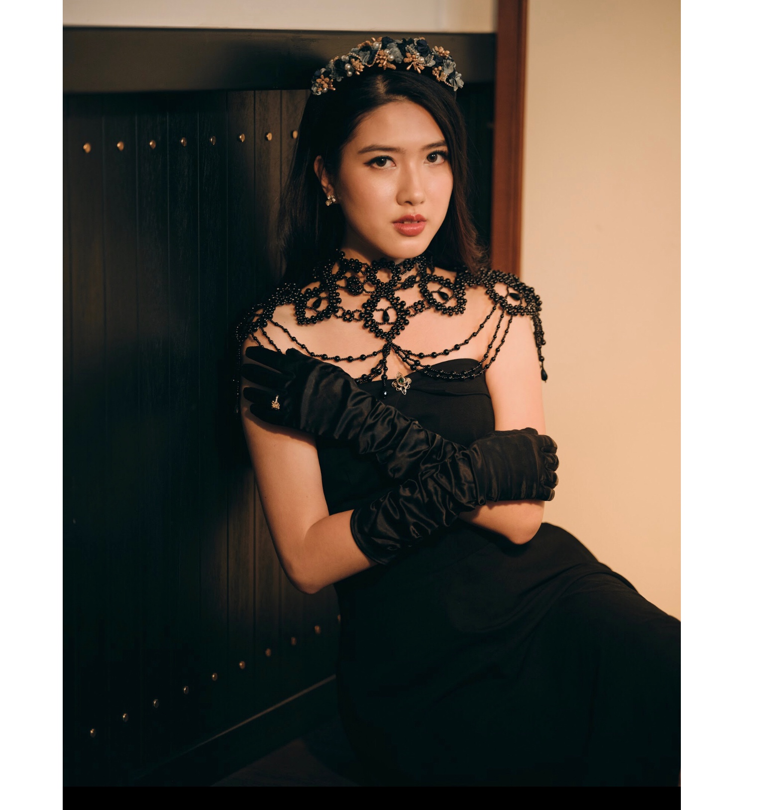 (Ready-Made) Romantic Classic Little Black Dress (FM134)
