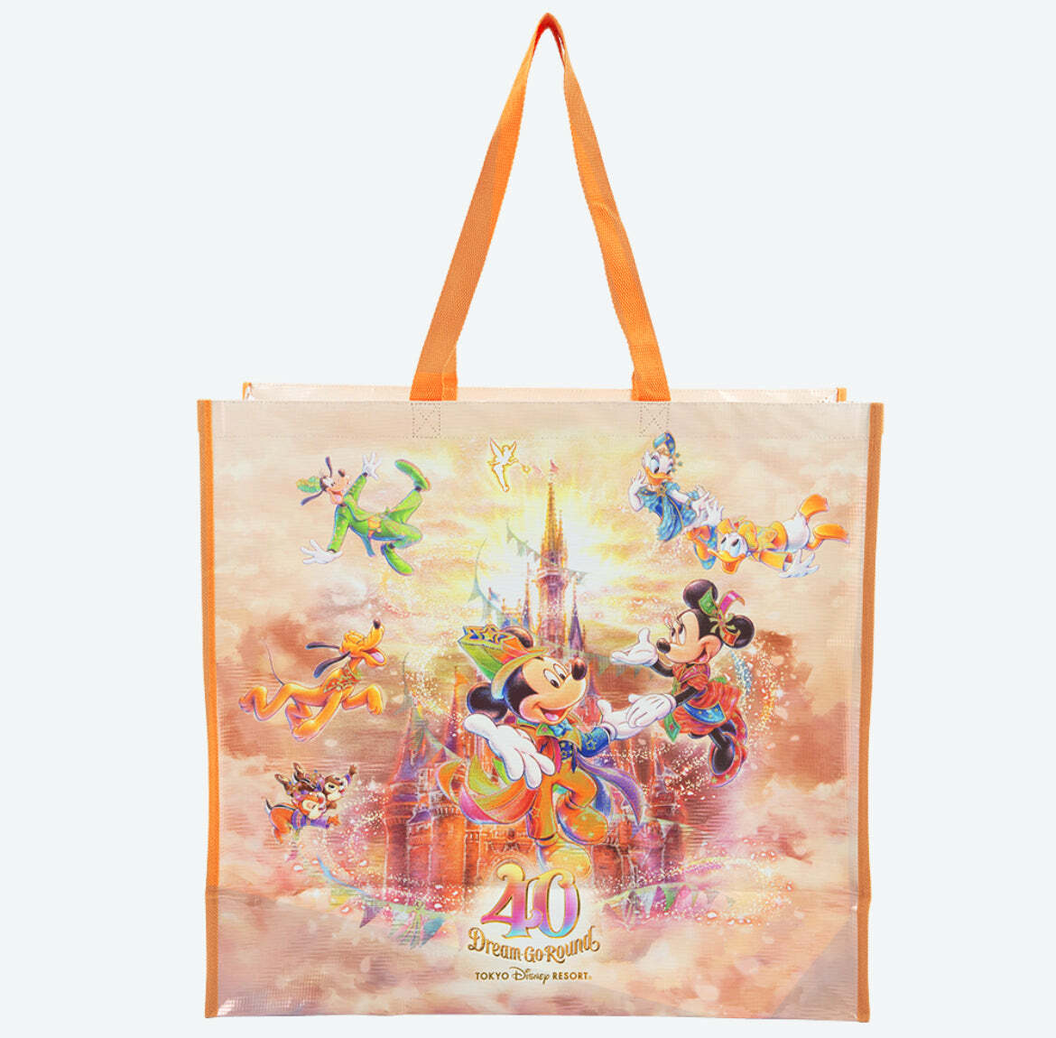 [現貨] [東京迪士尼] TOKYO DISNEYLAND 40th DREAM GO ROUND｜ 購物袋 M SIZE {TF2305051}