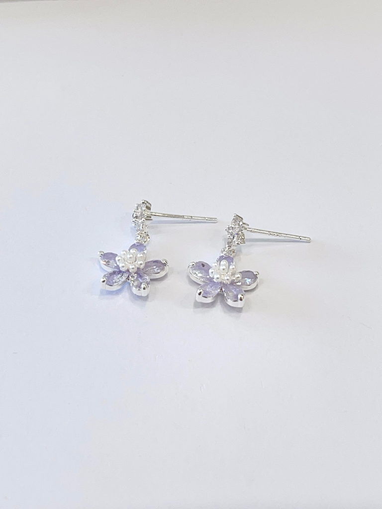 轻奢小花朵百搭耳环