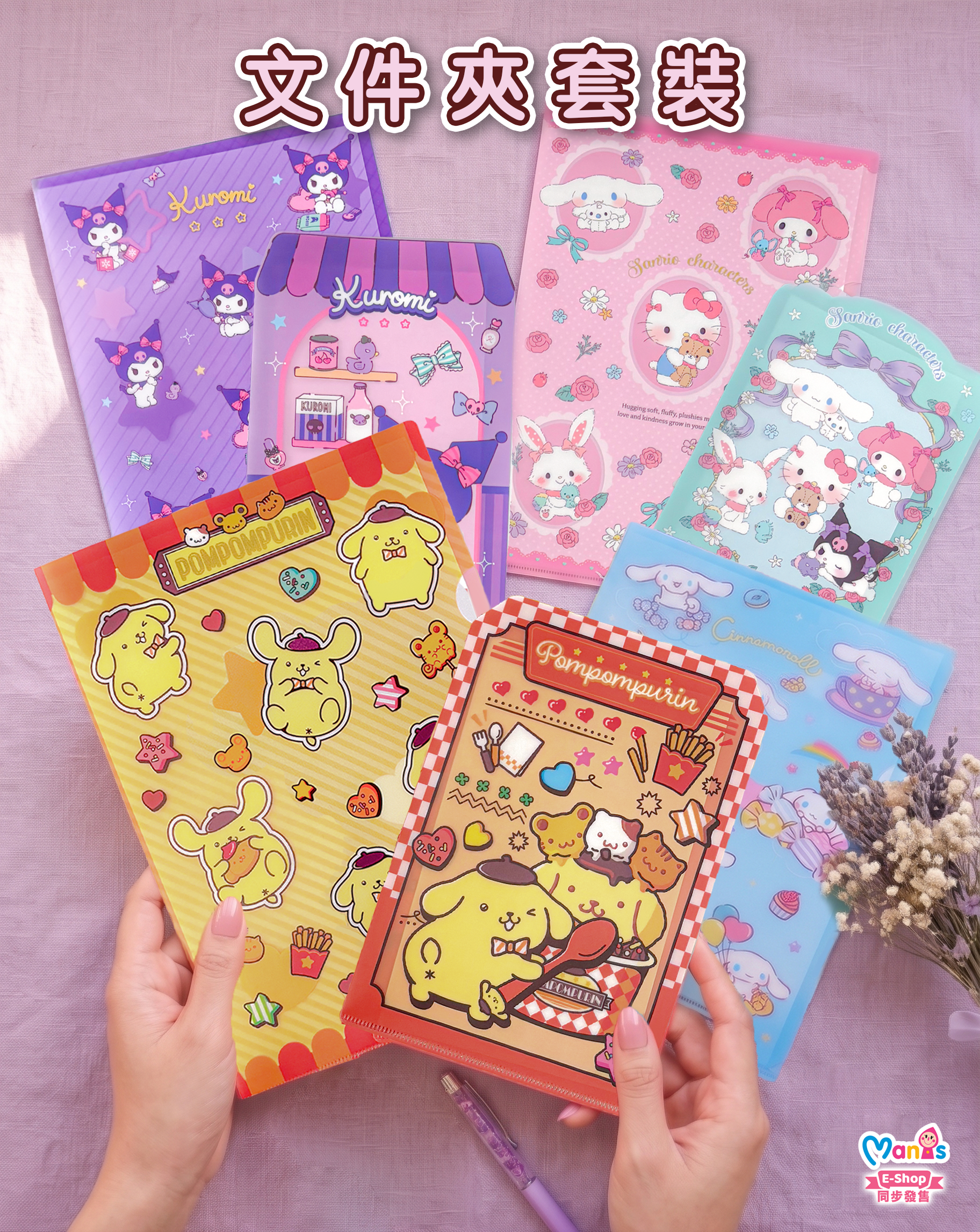 Pompompurin PP File Set 文件夾套裝