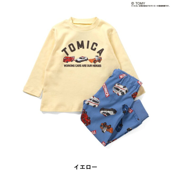 🇯🇵預訂 日本直送🇯🇵Breeze x Tomica系列三色車車印花長袖家居服上下套裝