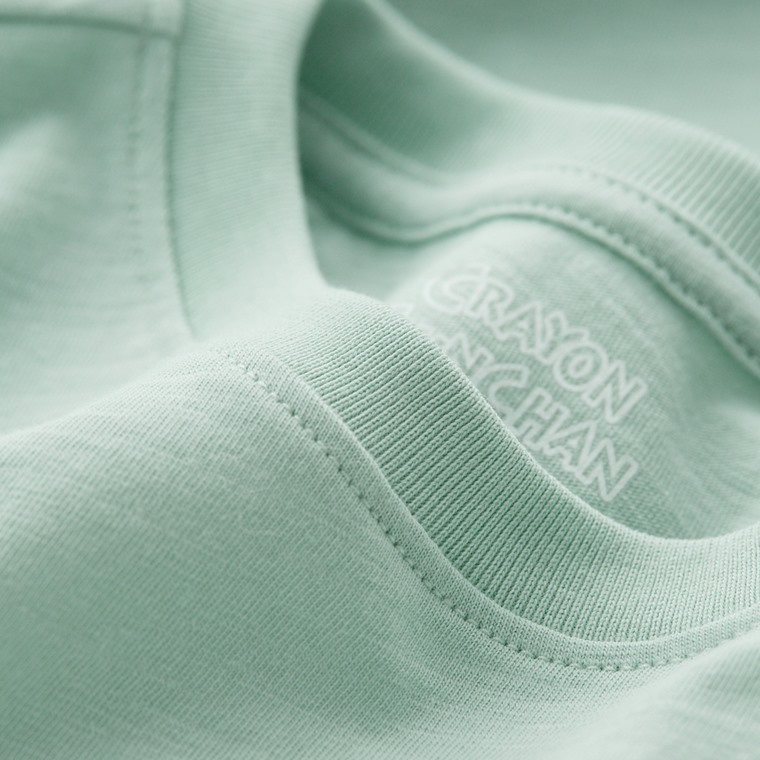 💚預訂 台灣直送💚蠟筆小新系列三色口袋印花竹節純棉短袖T恤