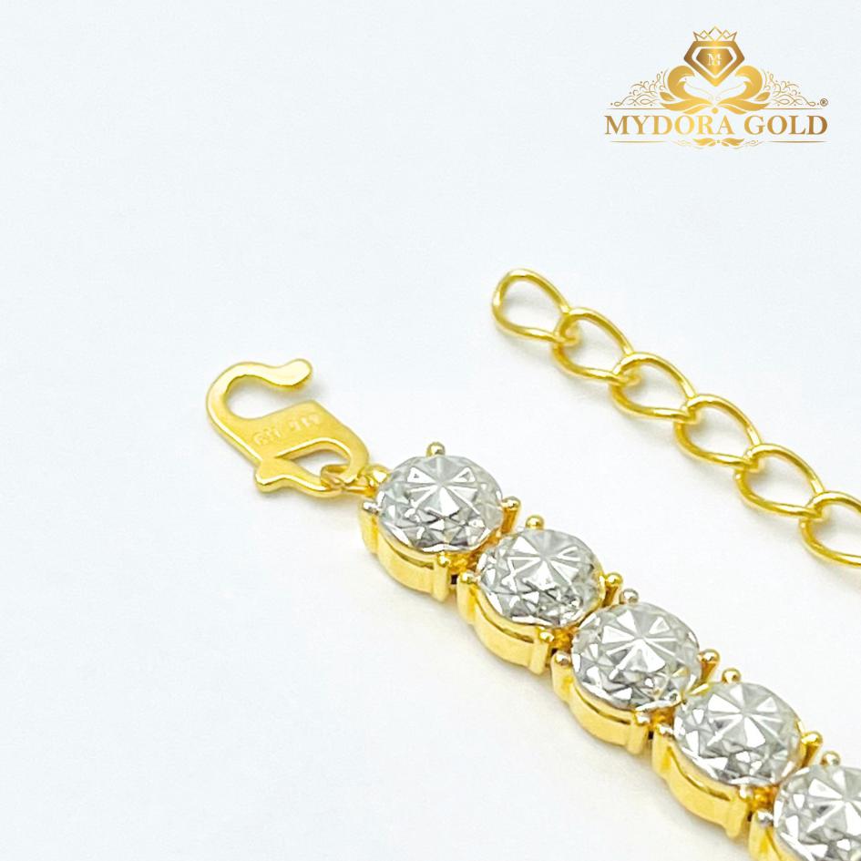 MYDORA EMAS 916 Rantai Tangan Diamond Glow | EMAS 916/22K