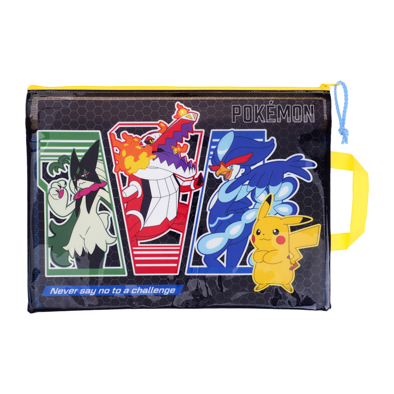 Pokemon A4 PVC Mesh Bag W/ Double Zipper 文件袋