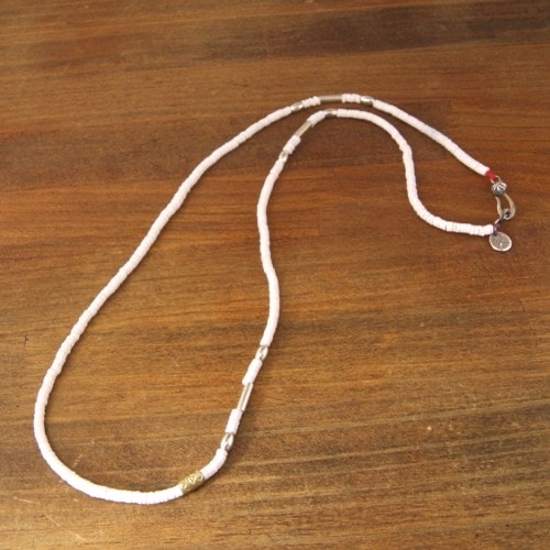 只按訂單生產~Atease SILVER & SHELL BZ NECKLACE pre order/訂購