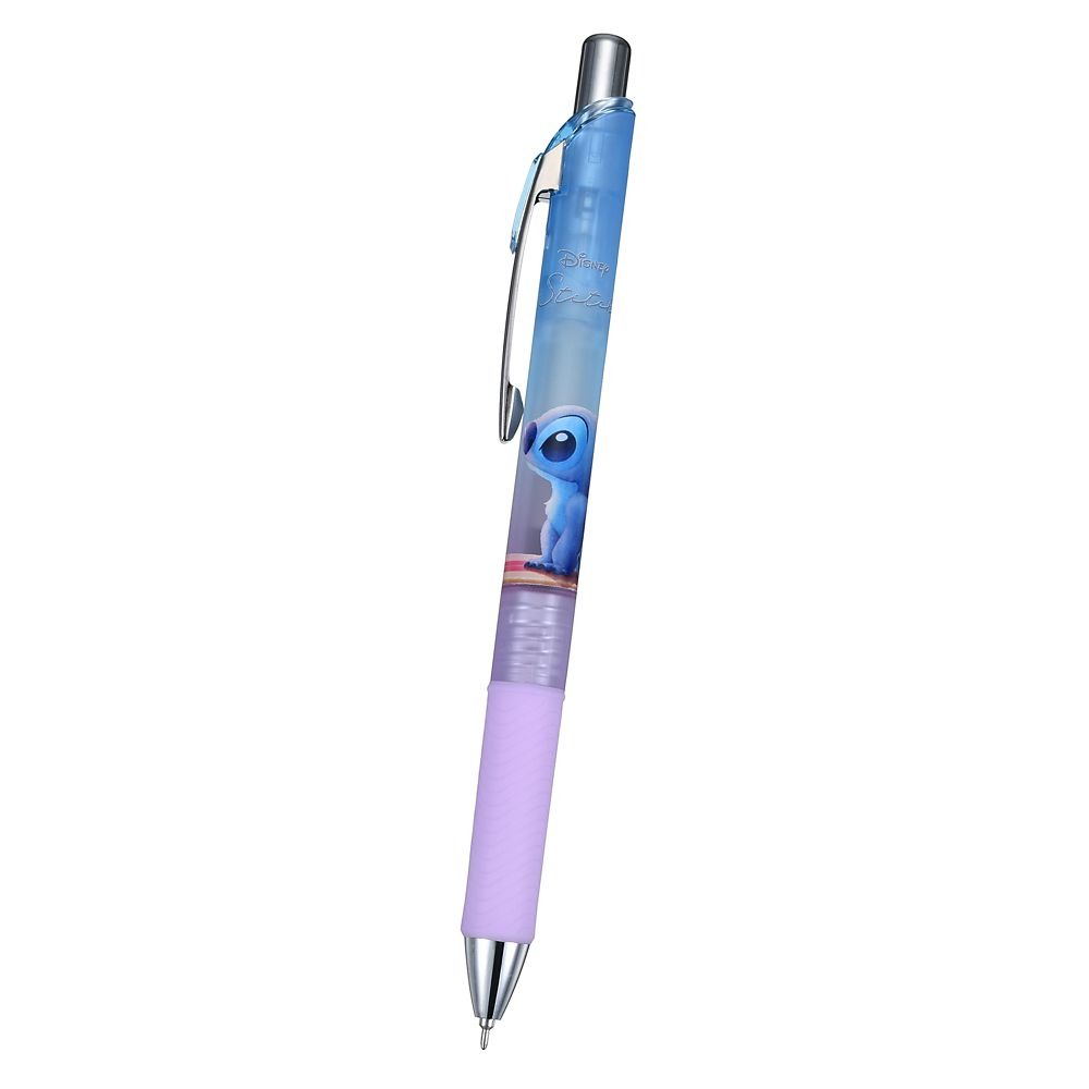 現貨｜【日本 Disney Store 限定】Stitch 史迪仔 日本製 Pentel EnerGel 0.5mm 黑色 啫喱筆 209053