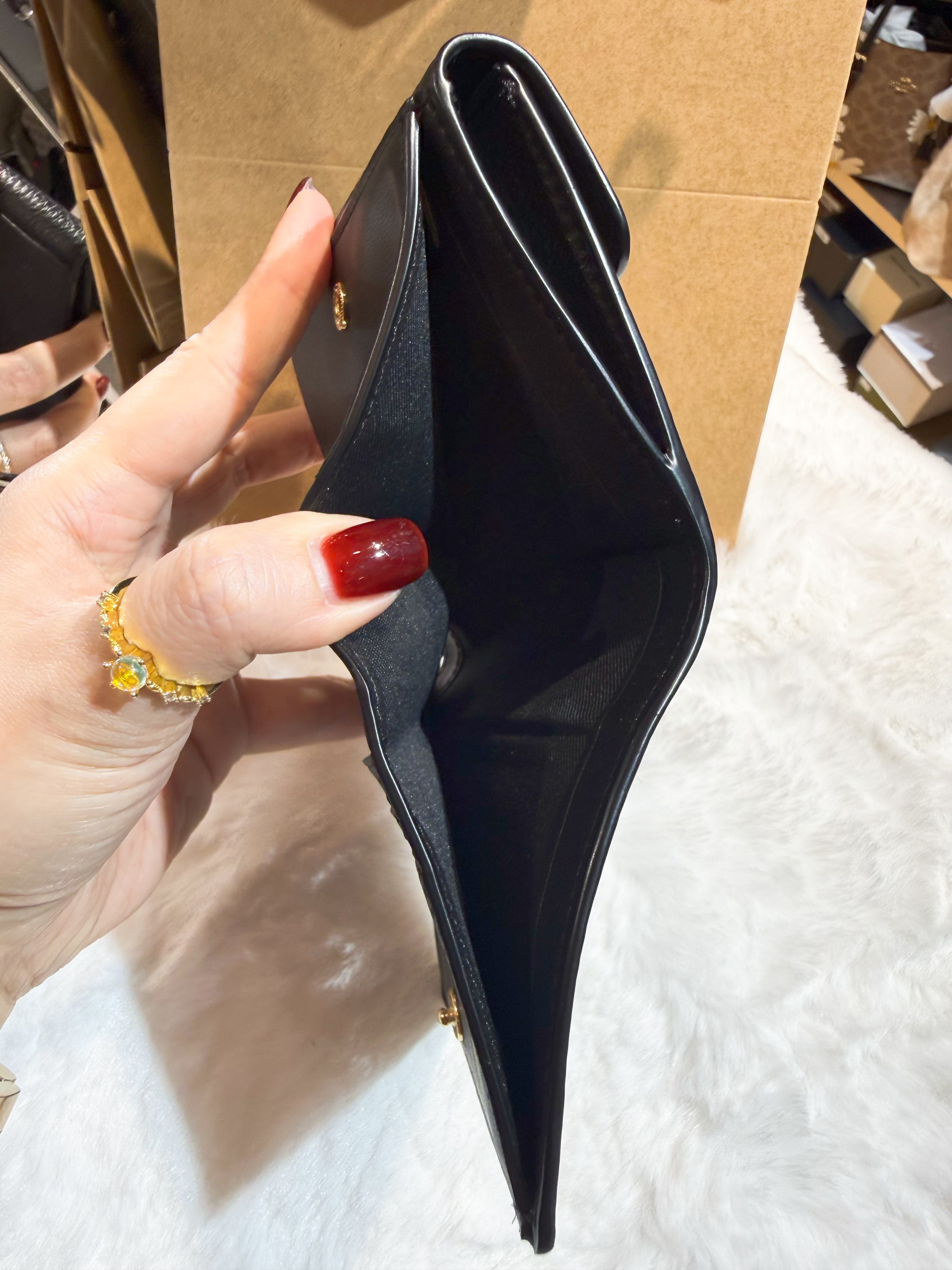 Coach Georgie wallet dark/m