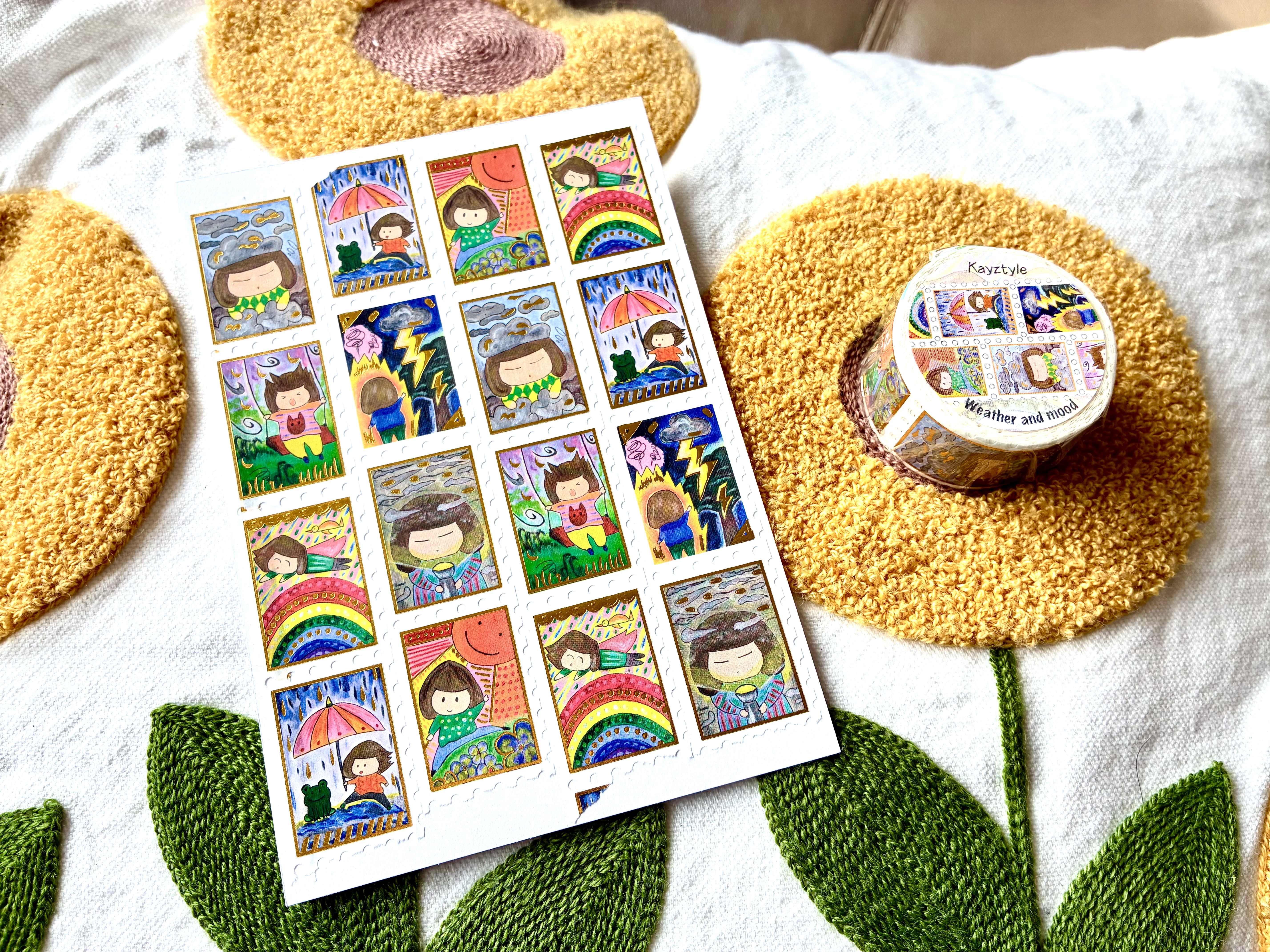 UK Collection 6 @2026 - Kayztyle Volume 21 Washi Tapes（Gold Foil）