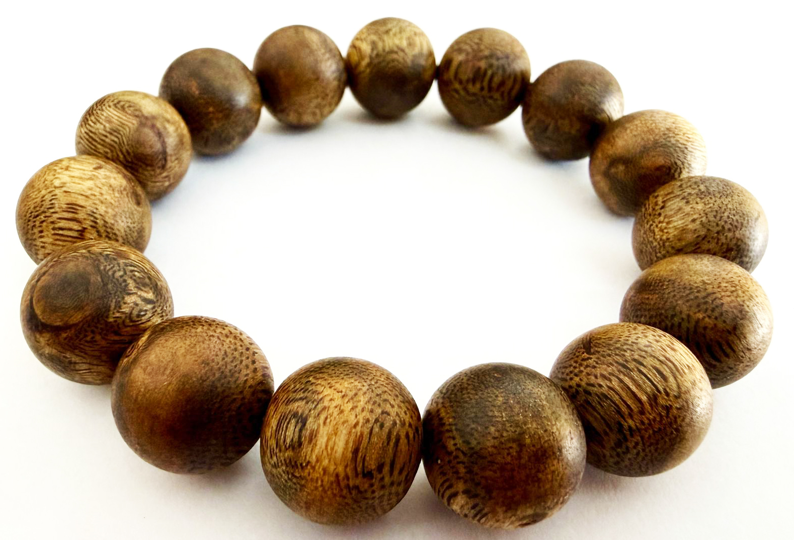 沉香木手串 -15mm單圈18克