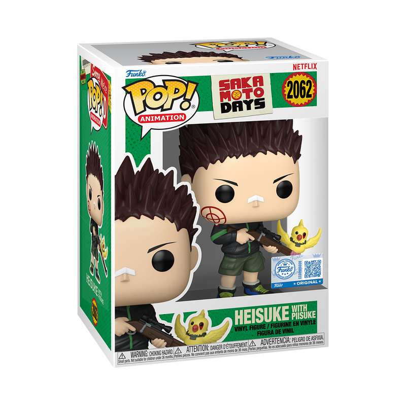 📦訂購 美國代購 Funko POP! SAKAMOTO DAYS Heisuke with Piisuke Figure 坂本日常 模型