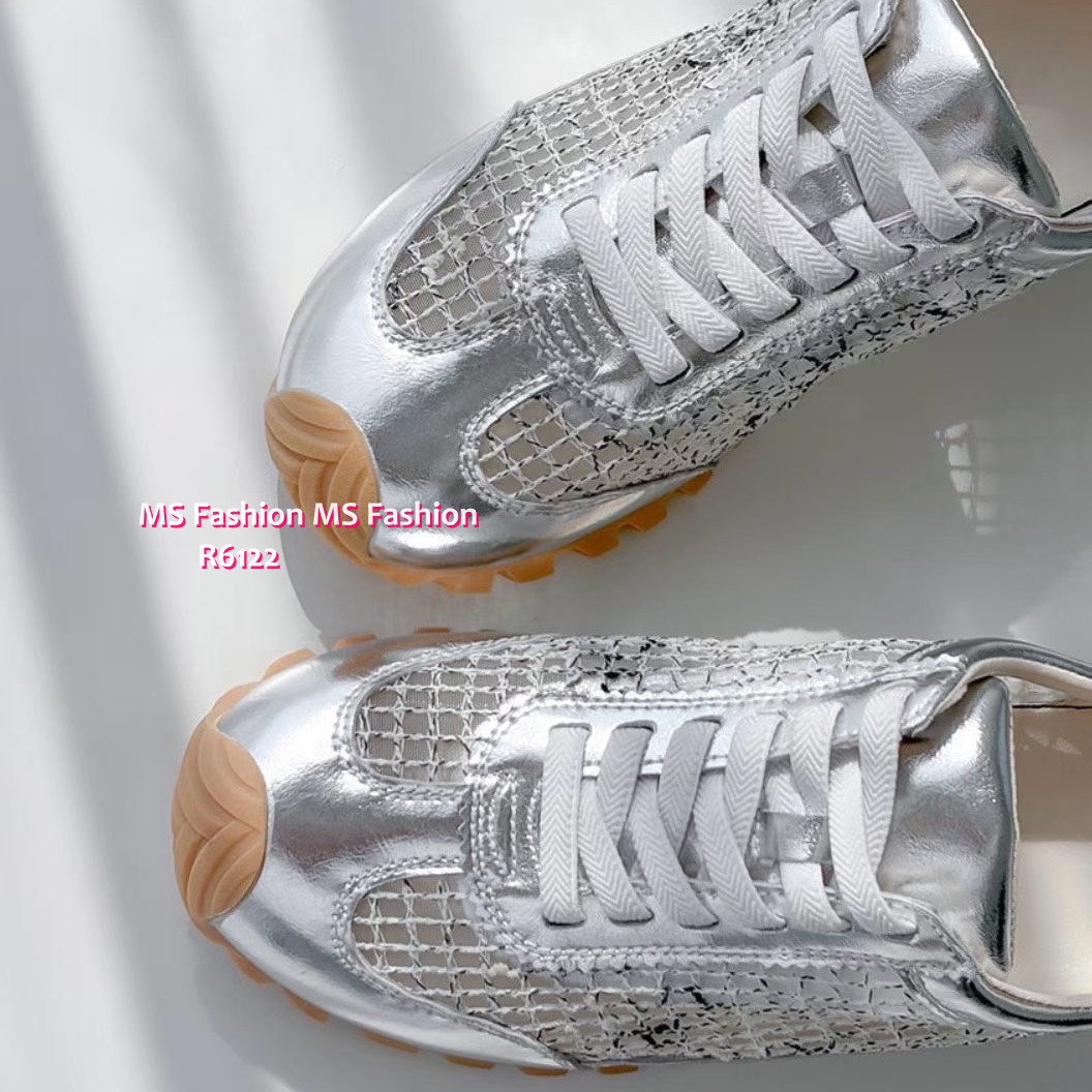 R6122 韓國🇰🇷真皮拼網料sneakers