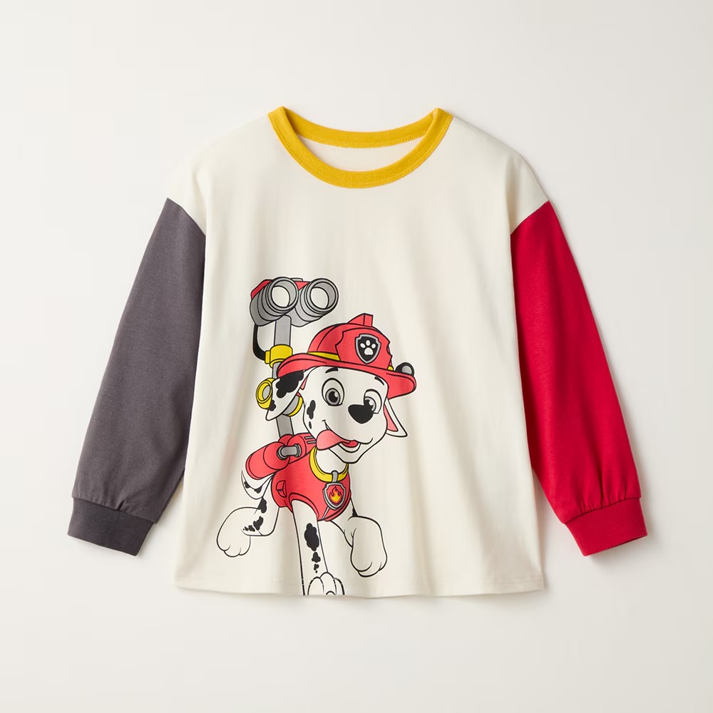 【⭐訂購⭐】  🇯🇵日本直送 🌀#PawPatrol 拼色袖長袖 tee［4款選］🌀 [PLHA-0053] [260913]