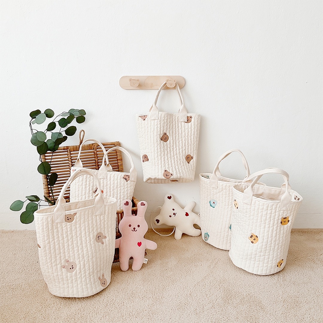 Dottodot 棉質衍縫一手包