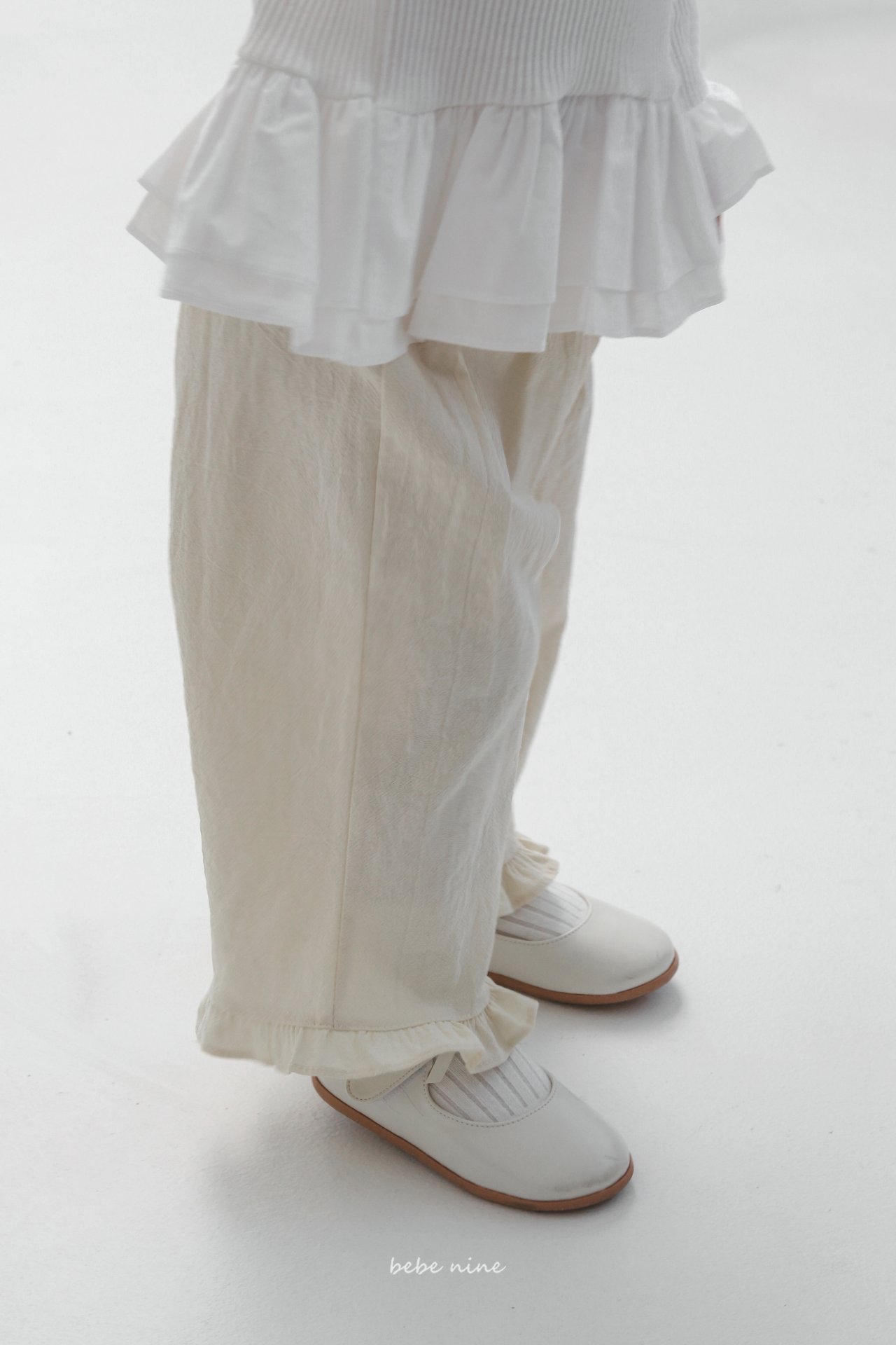 🌸預訂 韓國直送🌸🇰🇷Bebenine三色荷葉邊寬鬆褲