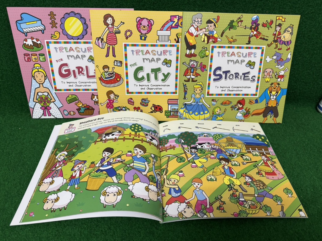 (全套3冊) TREASURE MAP set for Girl (現貨)