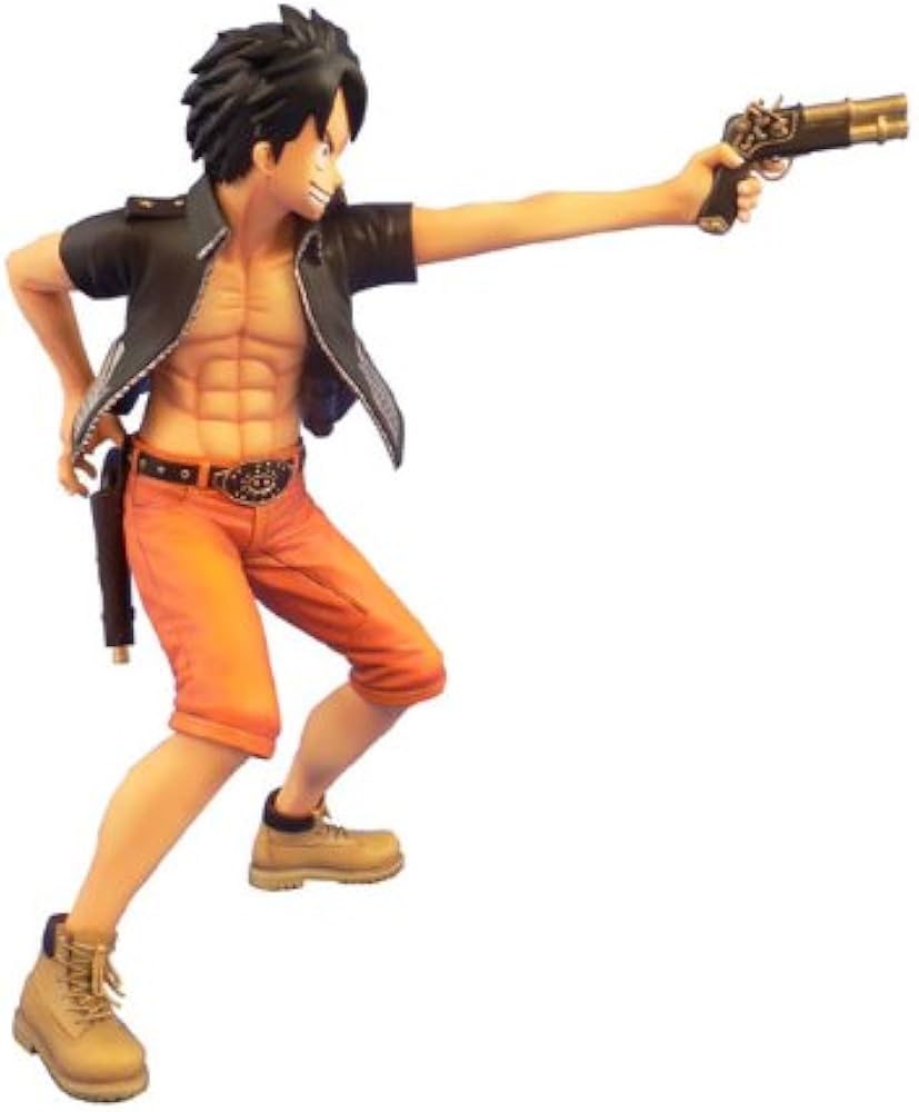 PLEX 日版 海賊王 D.P.C.F 路飛 三銃士 (槍手）ver. PVC figure 