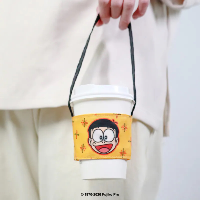 [訂購] 多啦A夢飲品杯套 杯袋 （全角色大集合) 旅行