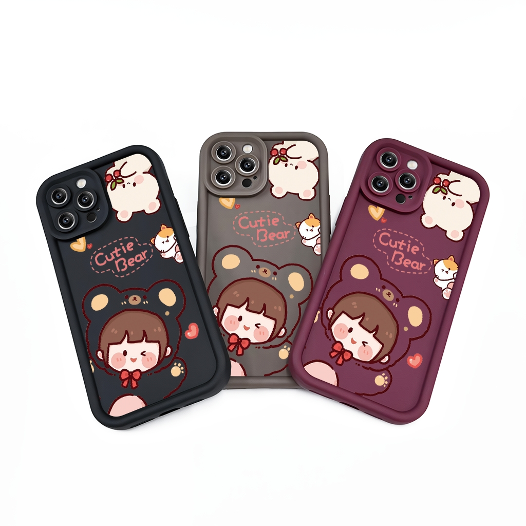 TPU DESIGN CASE PHONE FOR SAMSUNG - DESIGN BEAR J