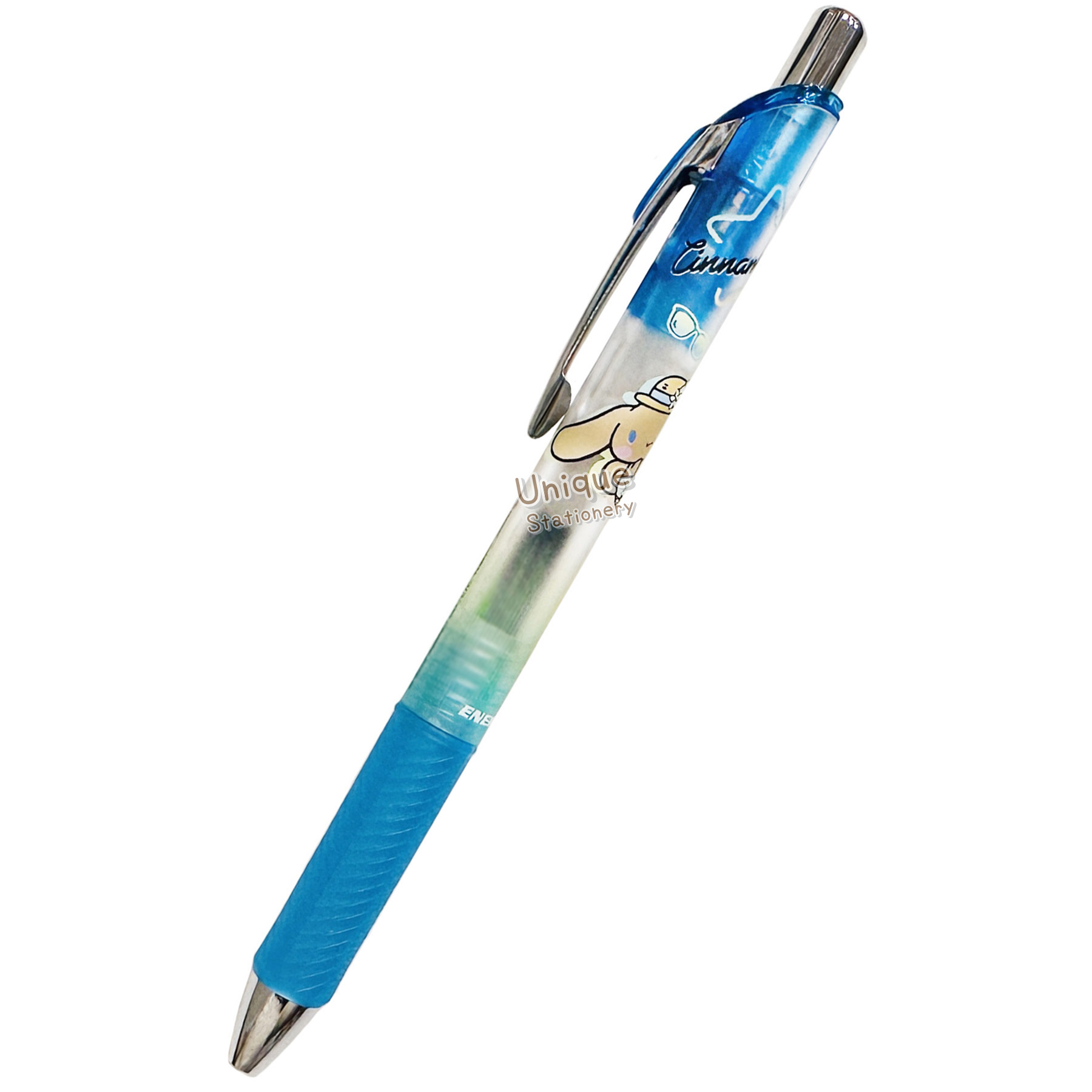 現貨｜Sanrio Cinnamoroll 玉桂狗 曬黑系列 日本製 Pentel EnerGel 0.5mm 黑色 啫喱筆 (CR139571)
