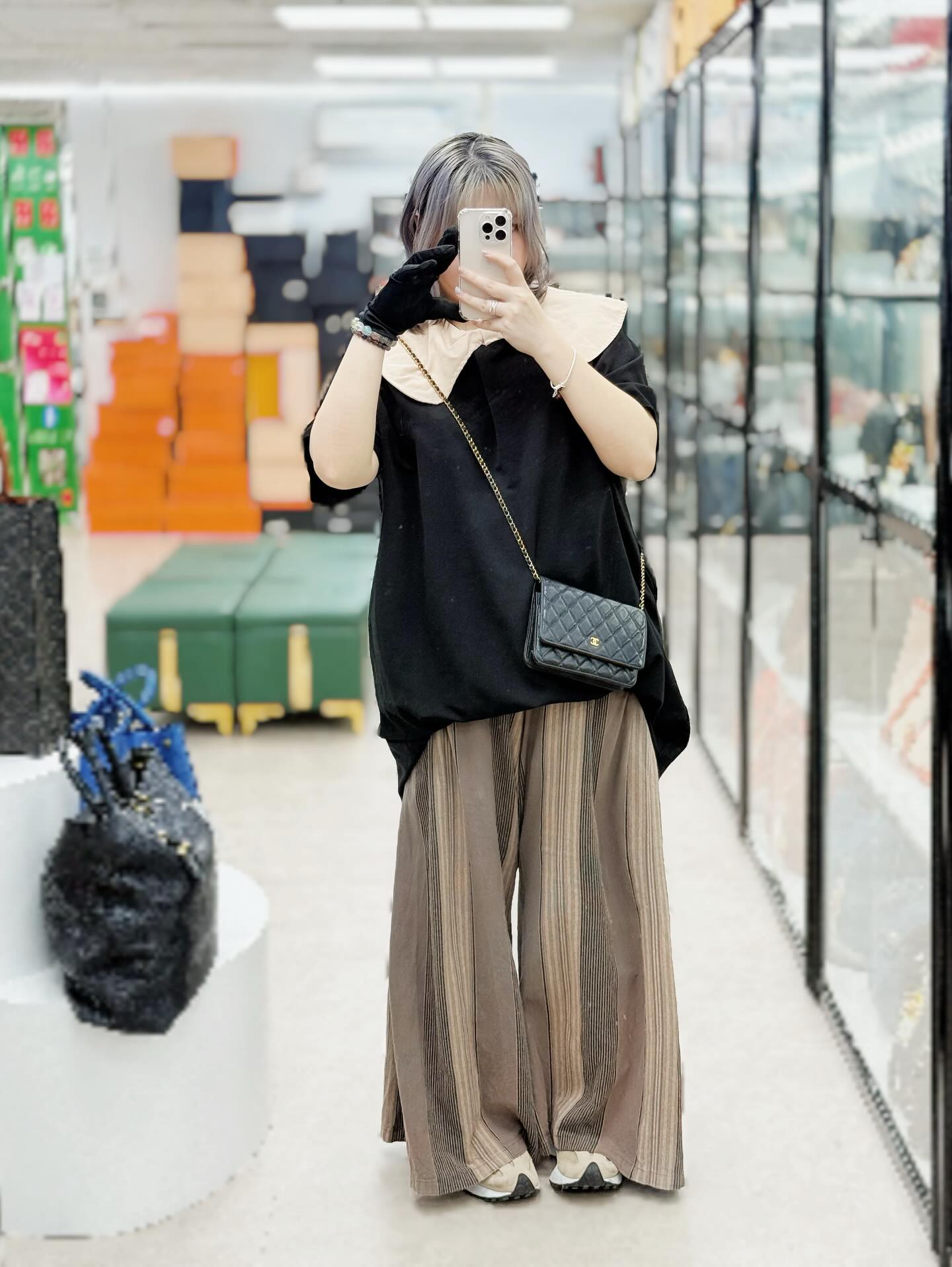 CHANEL🤍PRE OWNED 黑金WOC🖤