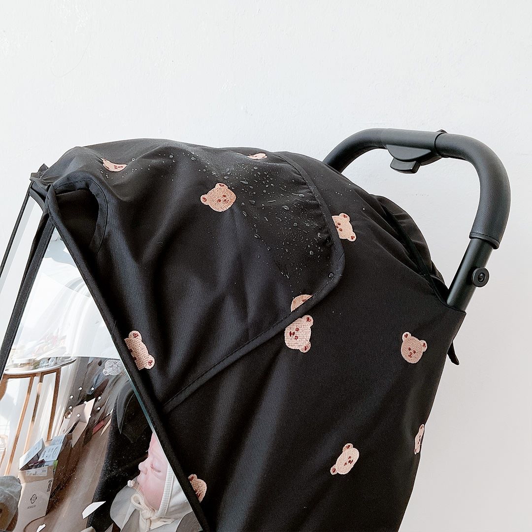 DOT TO DOT 熊仔BB車帳篷 黑色