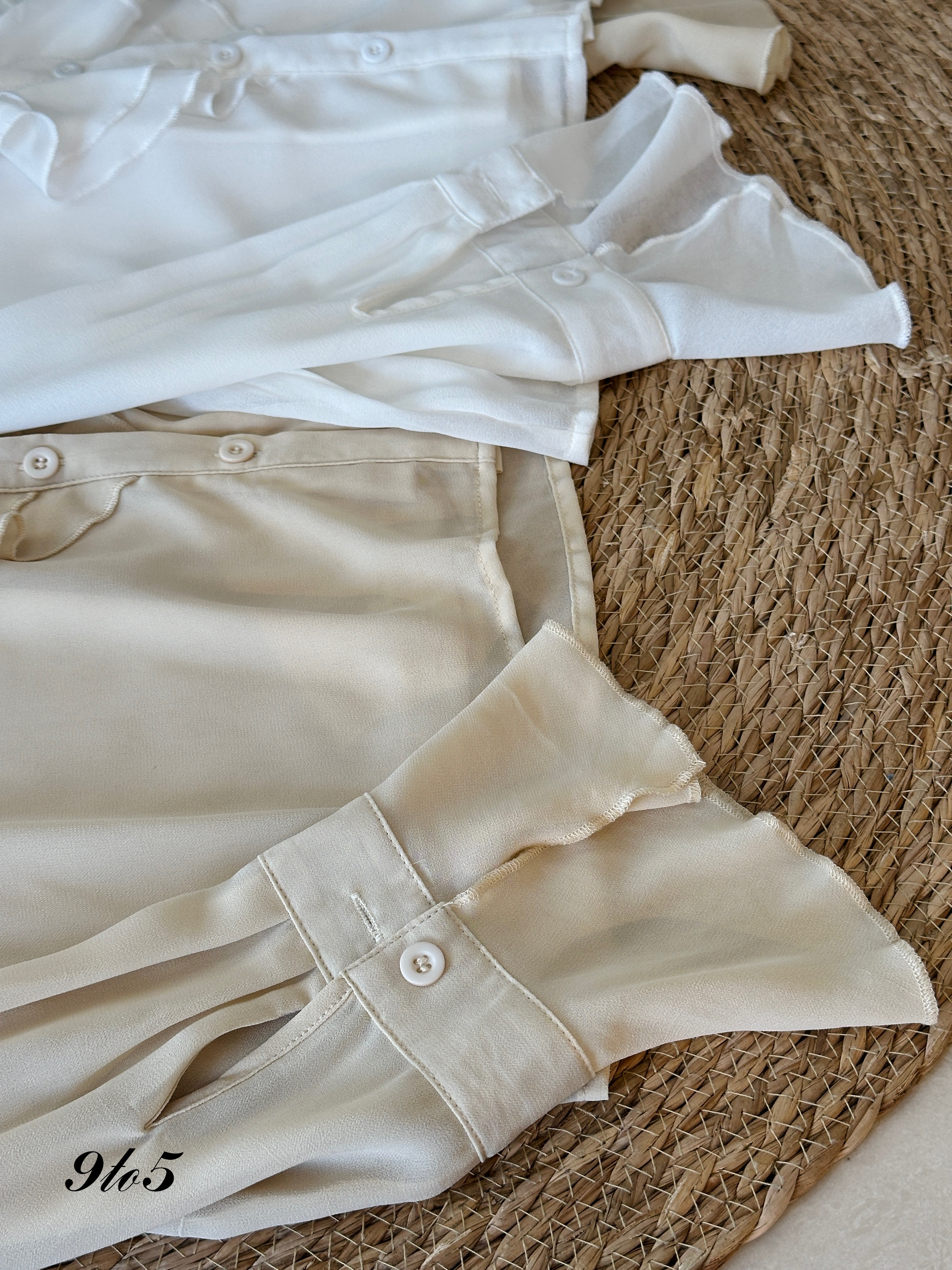 T3953 Ruffle Lace Top - 3 Colors