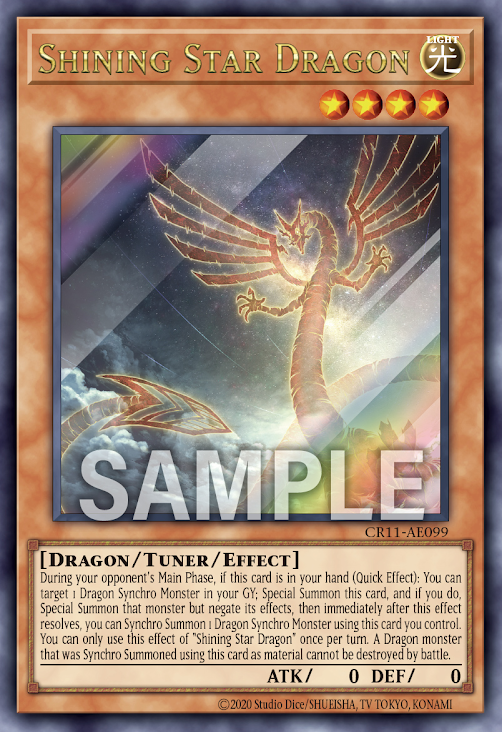 CR11-AES37 (UR)Shining Star Dragon(閃耀星龍)