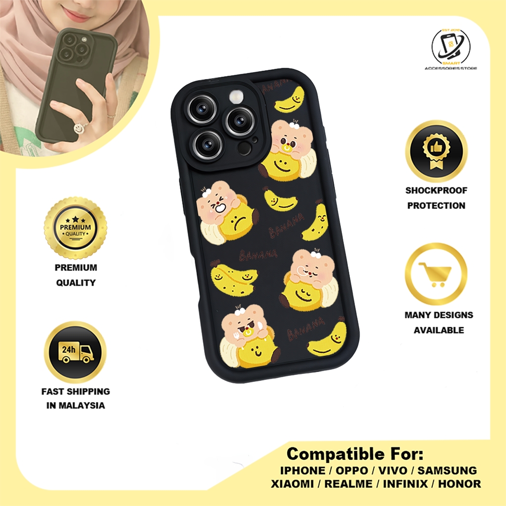 TPU DESIGN CASE PHONE FOR OPPO - DESIGN BANANA