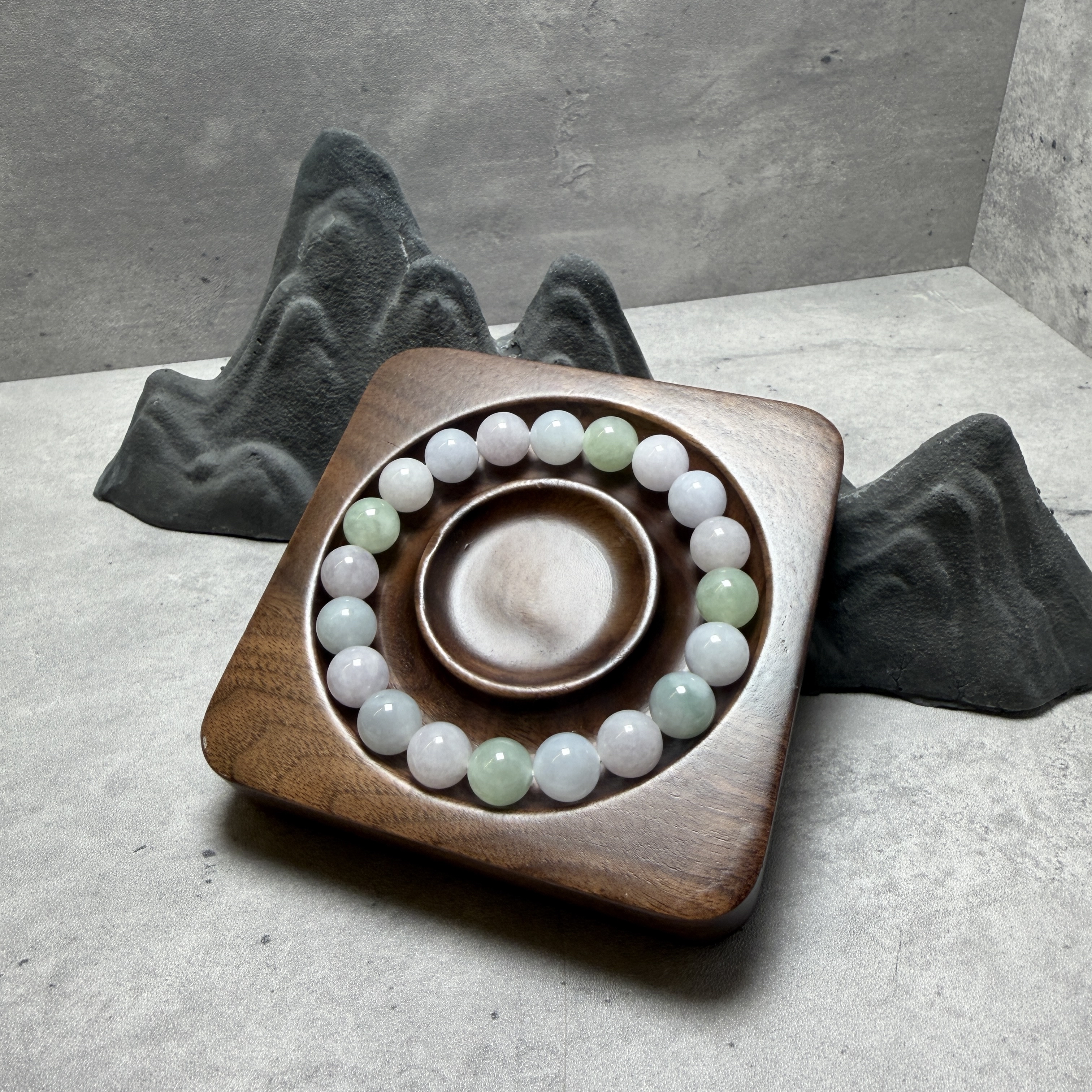 瑪卡龍翡翠手串10.8mm